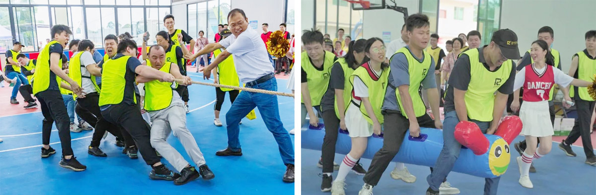 快乐运动，，，，高效事情——尊龙凯时十五周年庆趣味运动会